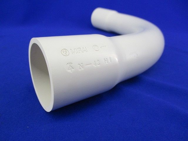 ノーマルベンド(5個入)(ミルキーホワイト) N-42