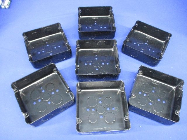 塗装大型四角アウトレットボックス(7個入) DS3844B