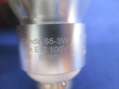 LEDランプ(E12)(点灯試験済) S5-3W