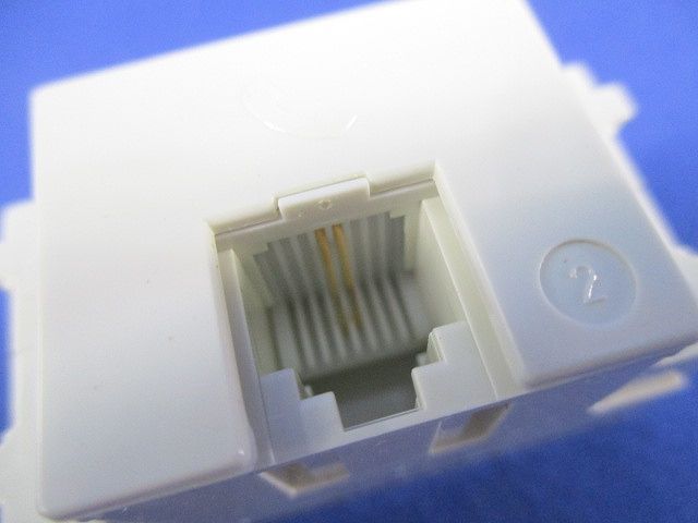 埋込型電話コンセント(3個入) WUK-2