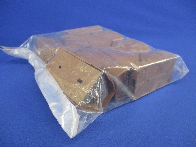 プラモール付属品コーナージョイント(新品未開封)(10個入)(ブラウン) MLC-FB