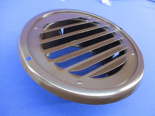 丸・平型換気口φ100(2個入)(網無)(ブラウン) B-100TV-P-BR