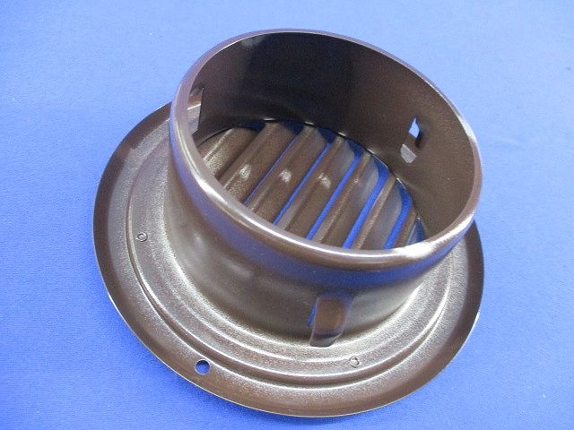 丸・平型換気口φ100(2個入)(網無)(ブラウン) B-100TV-P-BR