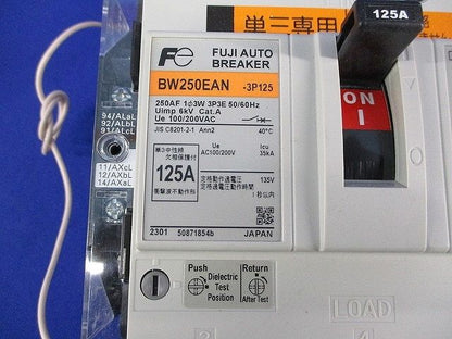 用途別配線用オートブレーカ3P3E125A(箱違い) BW250EAN