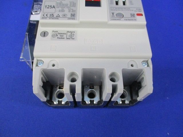 配線用漏電遮断器3P125A(箱違い) EW125JAG
