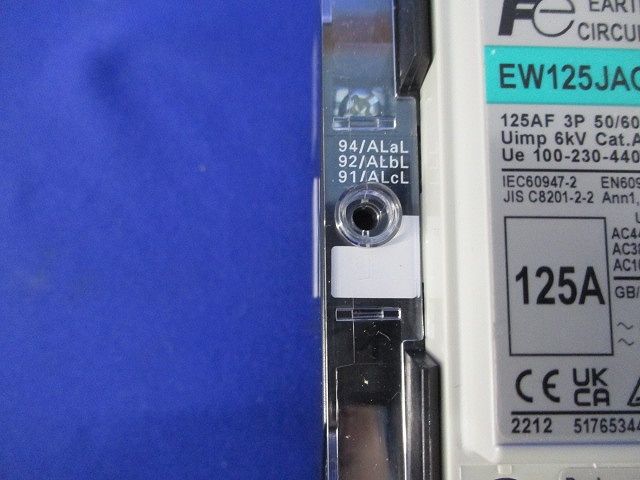配線用漏電遮断器3P125A(箱違い) EW125JAG