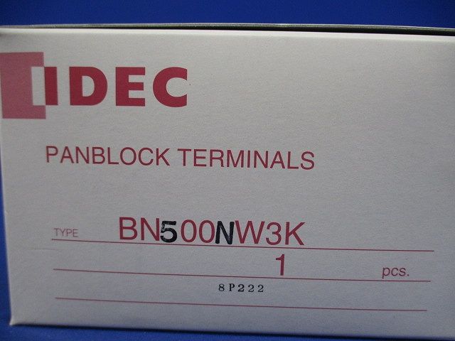 直接取付・スタッド形 IDEC製端子台 BN500NW3K