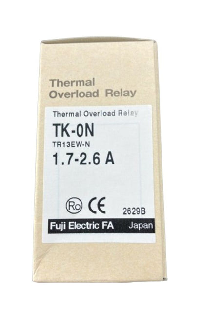 電磁接触器用サーマルリレー(1.7-2.6A) TK-0N 1.7A