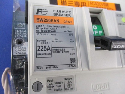 用途別配線用オートブレーカ3P3E225A BW250EAN