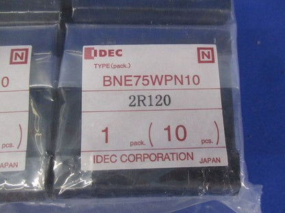 エンドプレート(10個入×10計100個入)(新品未開封) BNE75WPN10