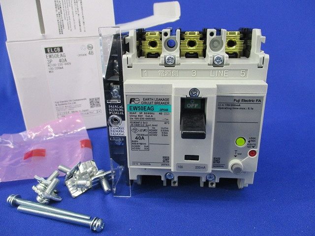 サーキットブレーカ3P40A(アラームスイッチ付) EW50EAGWKA