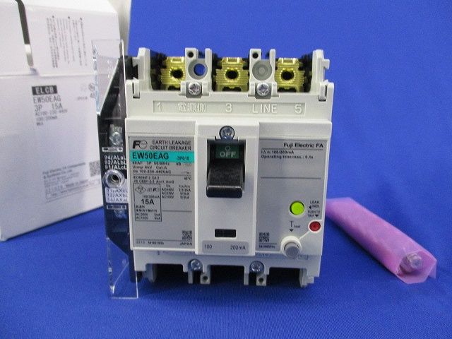 サーキットブレーカ3P15A(アラームスイッチ付) EW50EAGWKA