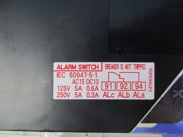 サーキットブレーカ3P50A(アラームスイッチ付) EW50EAGKA