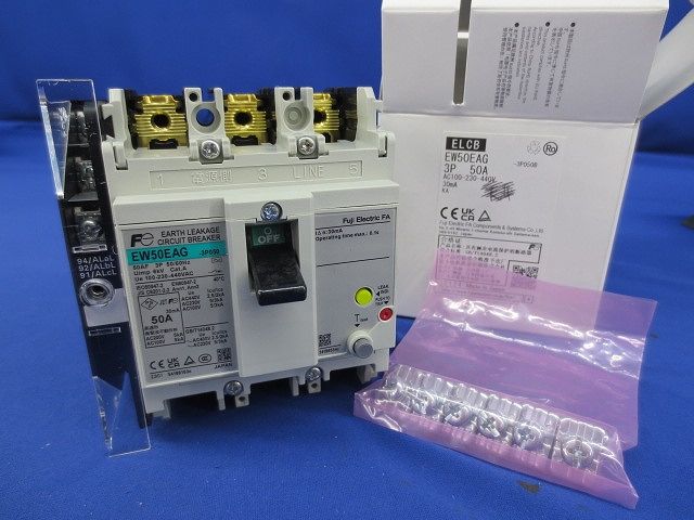 サーキットブレーカ3P50A(アラームスイッチ付) EW50EAGKA