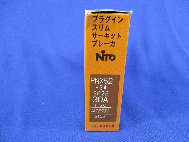 漏電警報付プラグインSサーキットブレーカ 2P2E30A PNX52-GA