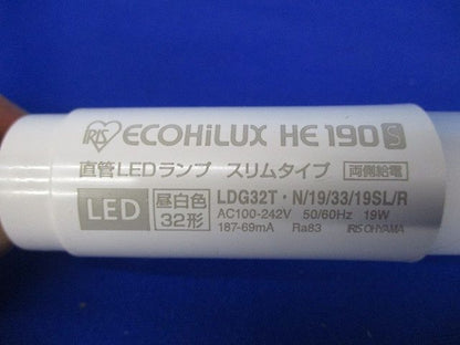 直管ＬＥＤランプ スリムタイプ(昼白色)(2本入) LDG32T･N-19-33-19SL-R
