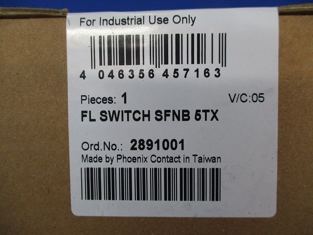産業用イーサネットスイッチ(新品未開梱) FLSWITCHSFNB5TX