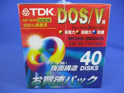 3.5型フロッピーディスク 40枚入 MF2HD-BMX40S