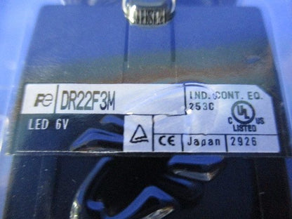 φ22表示灯 角平形 赤 DR22F3M-M3R