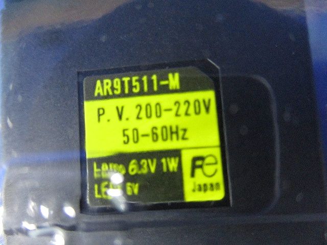 φ22表示灯 角平形 赤 DR22F3M-M3R