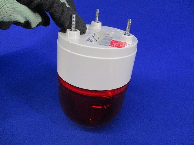 LED回転灯 ブザー付き 赤(傷・汚れ有) RHEB-200