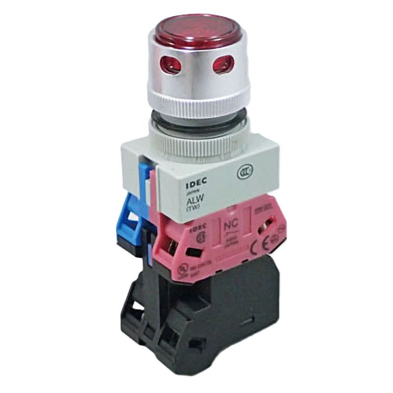 照光押ボタンスイッチ TWシリーズ φ22 突形フルガード付 モメンタリ形 赤 ALFW22611DR