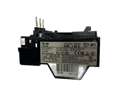 開閉器用サーマルリレー TK-0N 0.95-1.45A