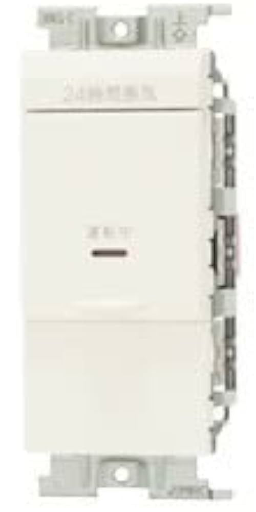 24時間換気用メインスイッチ(連接取付用) 換気扇スイッチ 片切チェック用 VJSN-2