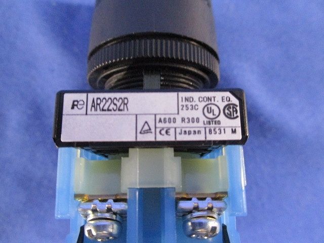 押しボタンスイッチ(2個入)(黄色) AR22S2R-20Y