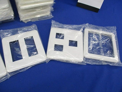 コンセントプレート(混在35枚入)(ホワイト) WTF7075他