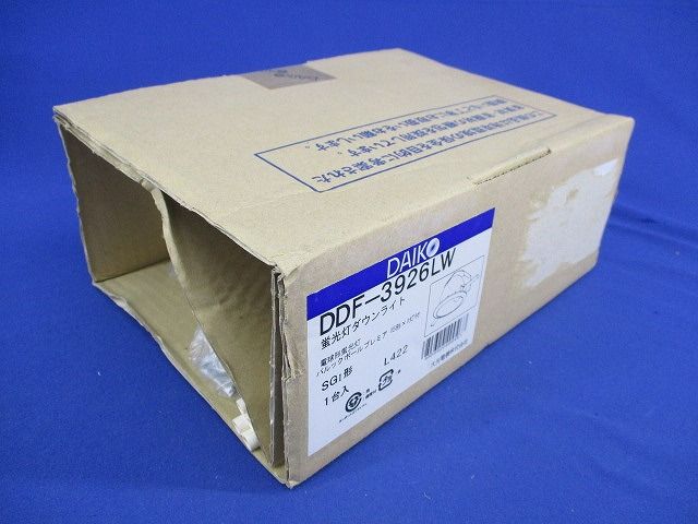 電球形蛍光灯ダウンライト(電球色)φ100 DDF-3926LW