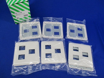 簡易耐火コンセントプレート3コ用(6個入)(ホワイト) WTF7773W