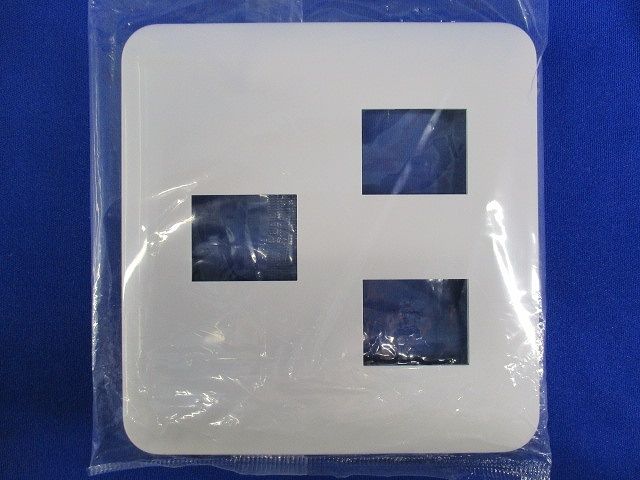 簡易耐火コンセントプレート3コ用(6個入)(ホワイト) WTF7773W