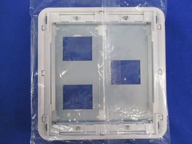 簡易耐火コンセントプレート3コ用(6個入)(ホワイト) WTF7773W