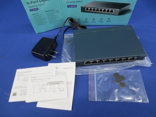 8ポート アンマネージスイッチングハグ TL-SG108