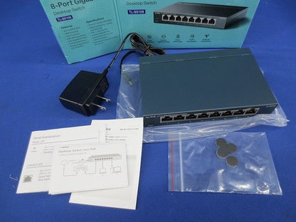 8ポート アンマネージスイッチングハグ TL-SG108