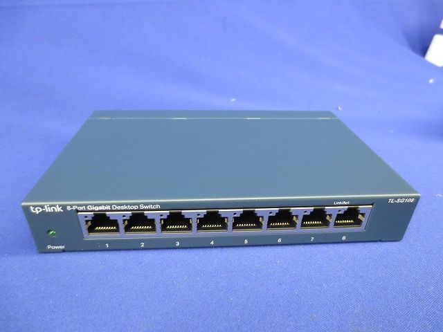 8ポート アンマネージスイッチングハグ TL-SG108