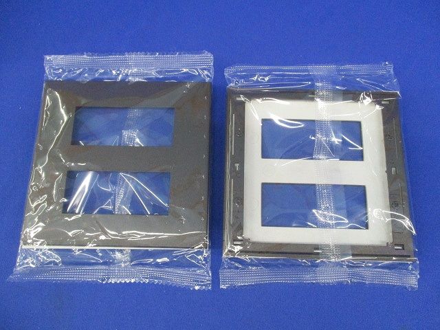 コンセントプレート2連用 スクエア(10枚入)(新品未開封) QWD-33