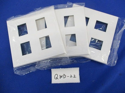 コンセントプレートセット(混在17個入)(ピュアホワイト) QWD-1他