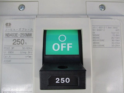 ノーヒューズブレーカ3P250A NB403E-250MW
