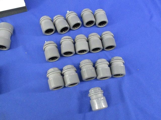 コネクタ・カップリングセット(混在25個入)(キズ・汚れ有) PF14KR他