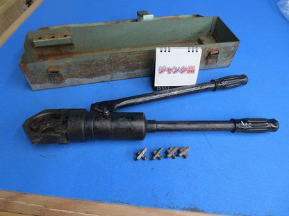 手動油圧式工具(ケース付)(ジャンク品)カクタス S-90