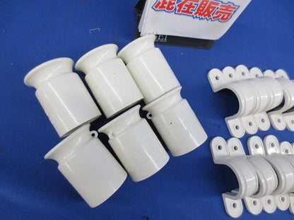 VE管付属品セット(混在22個入)(ミルキーホワイト) S-28他