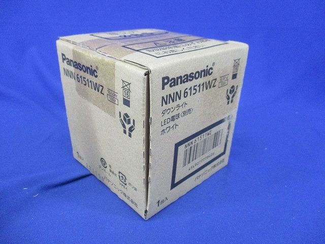 LED電球ダウンライト φ85 ホワイトつや消し仕上 ランプ別売(E26) 調光ランプ対応 NNN61511WZ