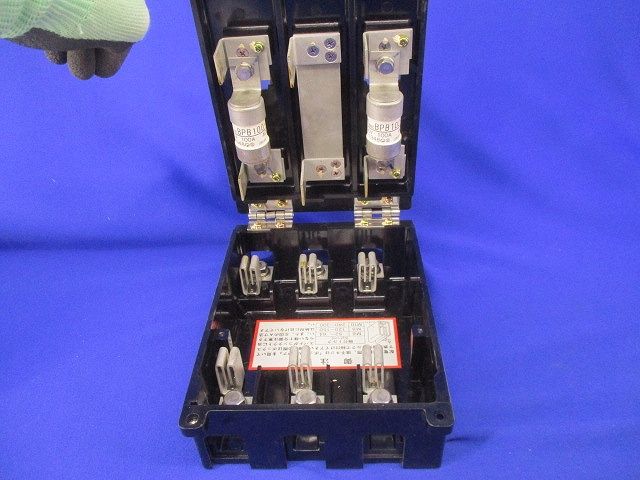 低圧限流ヒューズG形ハイカット(キズ･汚れ有)(付属品不足) BPM12100