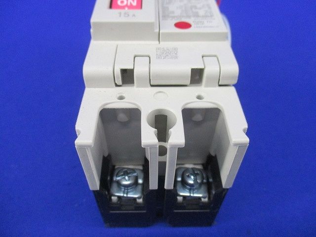 ノーヒューズブレーカ2P15A(アラームスイッチ付) NF63-HV