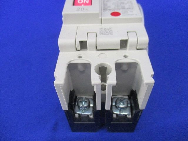 ノーヒューズブレーカ2P20A(汚れ有)(アラームスイッチ無し) NF63-HV