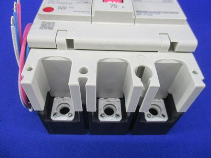 ノーヒューズブレーカ3P75A(アラームスイッチ付) NF125-HV