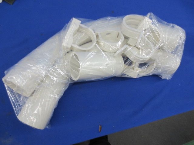配管付属品セット(混在10個入)(ミルキーホワイト) N-36他