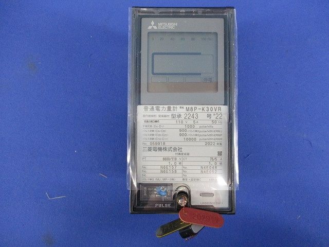 普通電力量計3P3W110V5A M8P-K30VR